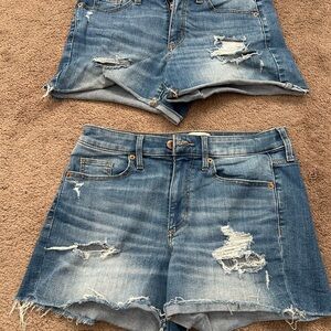 Universal Thread Blue Denim Shorts, size 6/28. 2 pair, can sell separately.